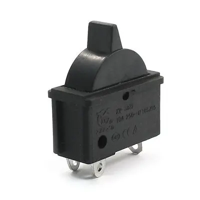 

Home Hair Dryer Part Panel Mounting SPDT 3 Pin Rocker Switch AC250V 10A