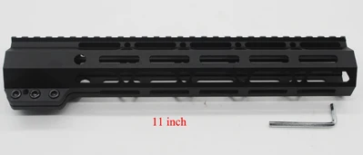 TriRock черный анодированный 7 ''9'' 10 ''11'' 12 ''13,5'' 15 ''17'' дюймовый M-lok зажимной стиль поручень Пикатинни система крепления