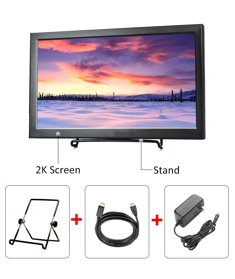 Блок питания 10 дюймов 2K 2560*1600 HDMI USB 5 В портативный IPS монитор для Ps4 Pro