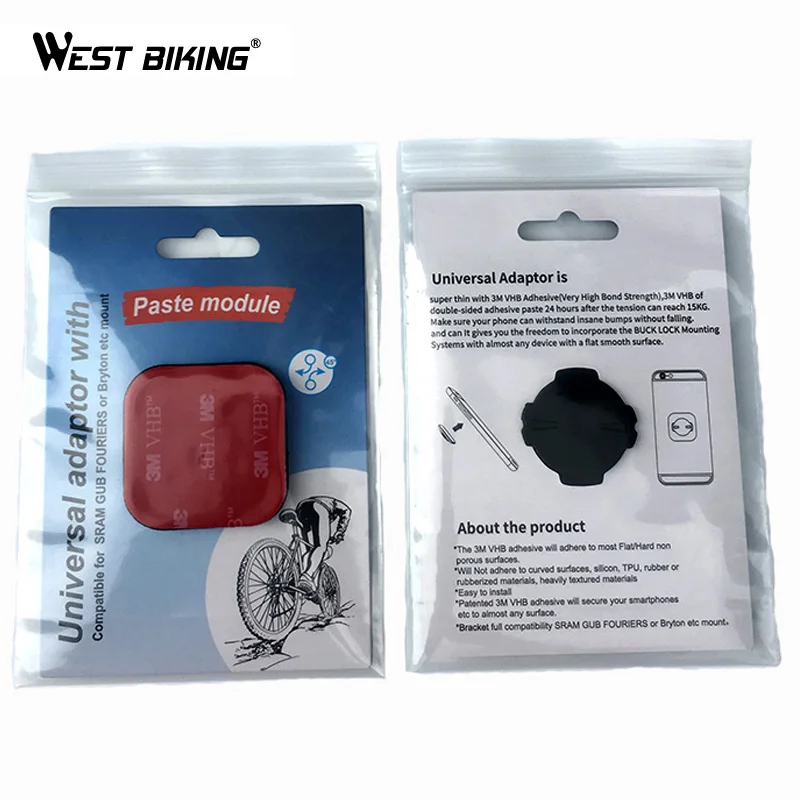  WEST RADFAHREN MTB Rennrad Telefon Aufkleber 3 M Universal Adapter Für Garmin Halterung GPS Halteru