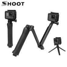 SHOOT 3 Way Grip Monopod Selfie Stick for GoPro Hero 6 5 4 Session Sjcam Sj4000