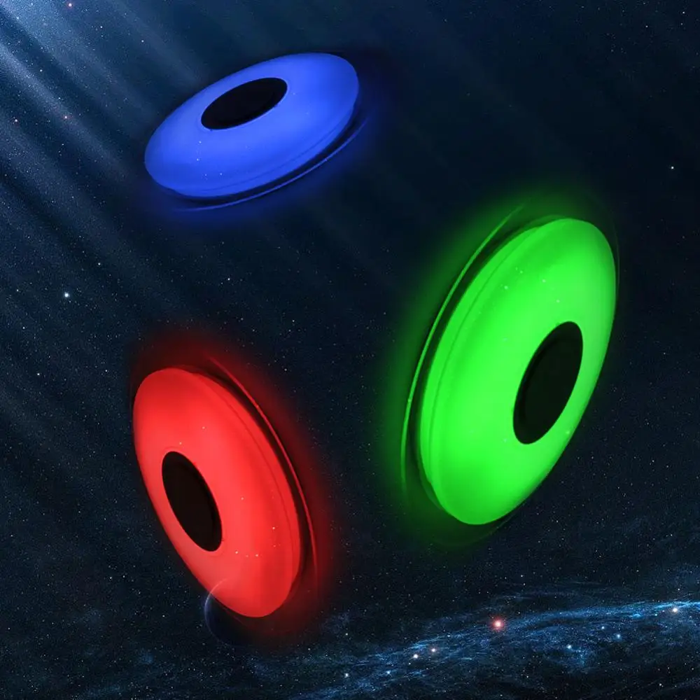 Светодиодный музыкальный потолочный светильник RGB Bluetooth колонка вечерние лампы