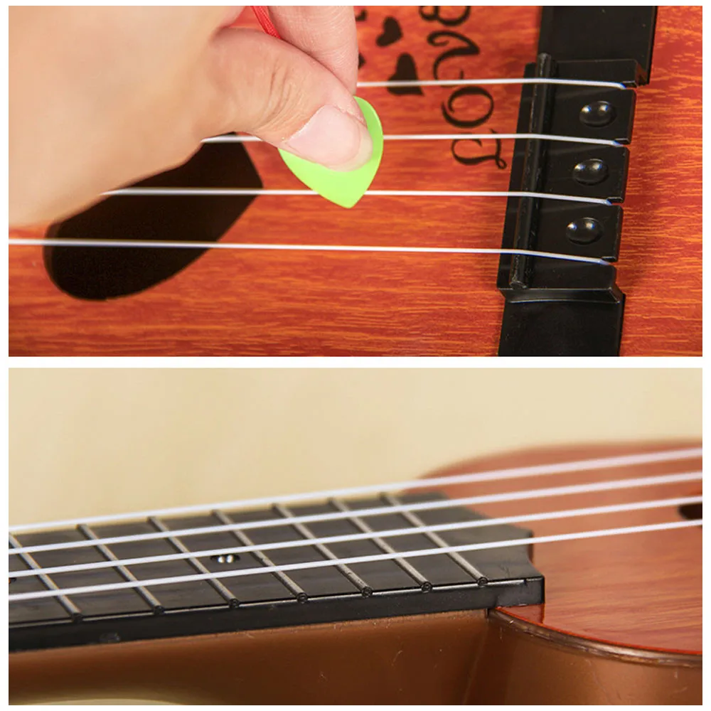 Mini Ukulele Toy Beginner Classical Ukulele Guitar Educational Musical Instrument Toy for Kids Developmente ducational music toy