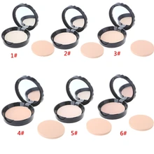 Пресс Порошок профессиональный контроль масла консилер красота лицо бронзаторы отбеливание