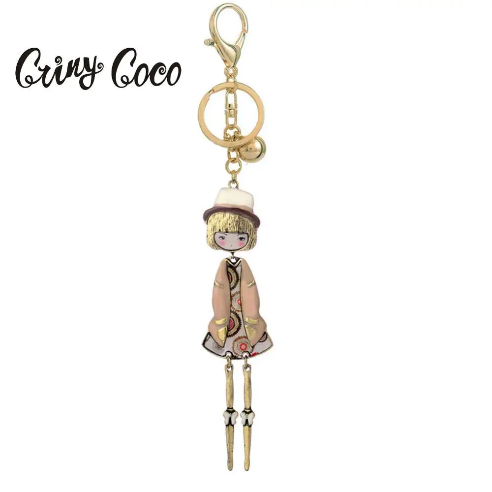 Женское кольцо для ключей Cring Coco модное эффектное ювелирное изделие в шляпе