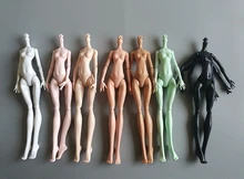DIY 9Colors Imitation Demon Monster Dolls Naked Body Without Head For Monster High Dolls Fairytales 11 Joints Doll Bodies