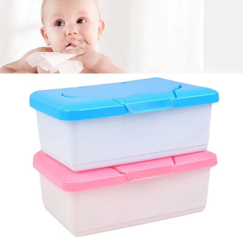 

Plastic Dry Wet Tissue Baby Wipes Storage Organizer Box Napkin Storage Box Plastic Holder Container Tissue Holder Accessories