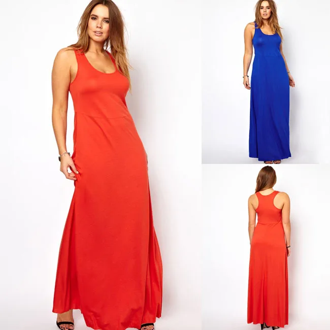 women tank top maxi dress casual plus size women clothing female women s plus size clothing online