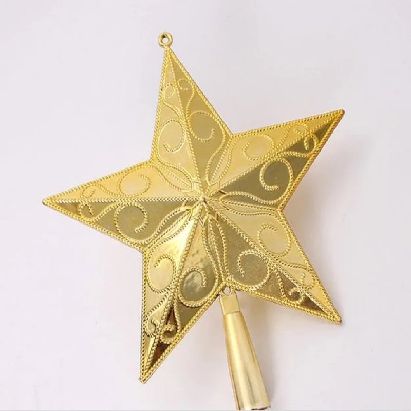 1pcs new year 3d christmas star plasitc treetop christmas tree ornaments star gold strap christmas decorations china - Christmas Star Decorations 1pcs new year 3d christmas star plasitc treetop christmas tree ornaments star gold strap christmas decorations china - Christmas Star Decorations