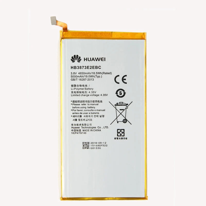 Оригинальный планшетный ПК Huawei HB3873E2EBC аккумулятор для Honor X2 X1 7D 503L 501U