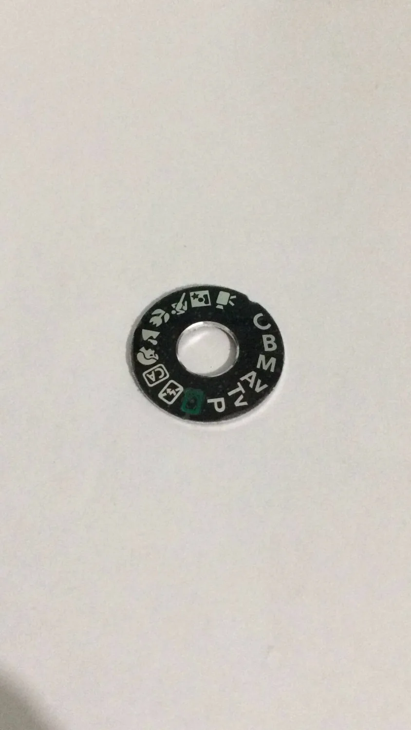 

FREE SHIPPING!NEW TOP Function Dial Model Button Label for Canon 60D Top Cover Mode dial Oem Digital Camera Repair Part