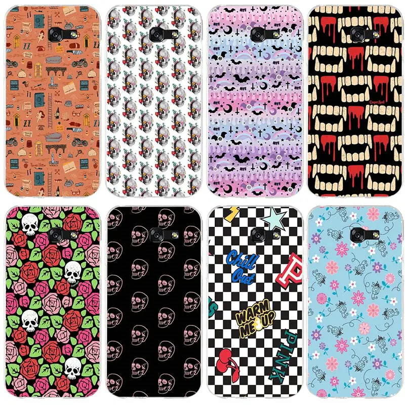 Для Samsung Galaxy S2 S3 S4 S5 Mini S6 S7 S8 S9 S10 Lite Edge Plus Note 4 5 8 9 чехлы для телефонов Life Paint Skull Digital Red