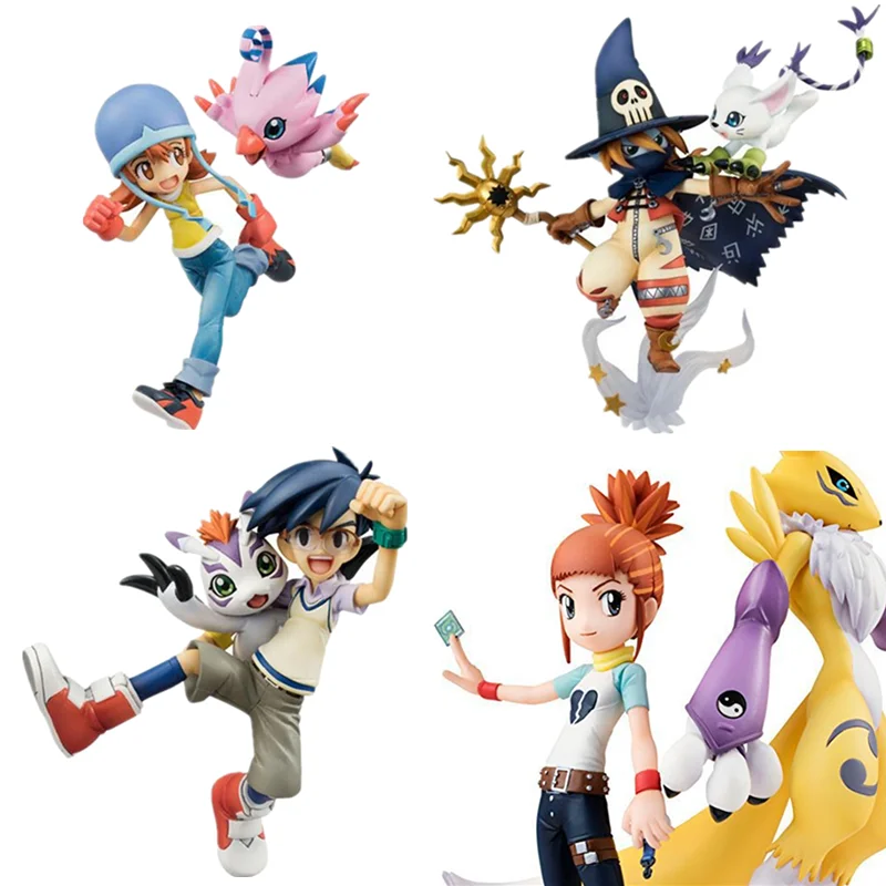 Digimon Adventure Аниме Фигурка Takenouchi Sora Piyomon Tailmon игрушки ПВХ фигурка модели украшение
