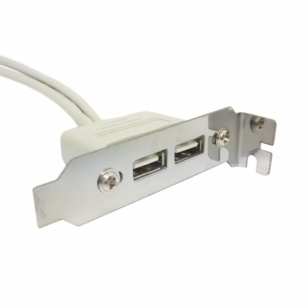 Низкопрофильная задняя панель USB 2 0 для материнской платы высота 8 см 9 контактный