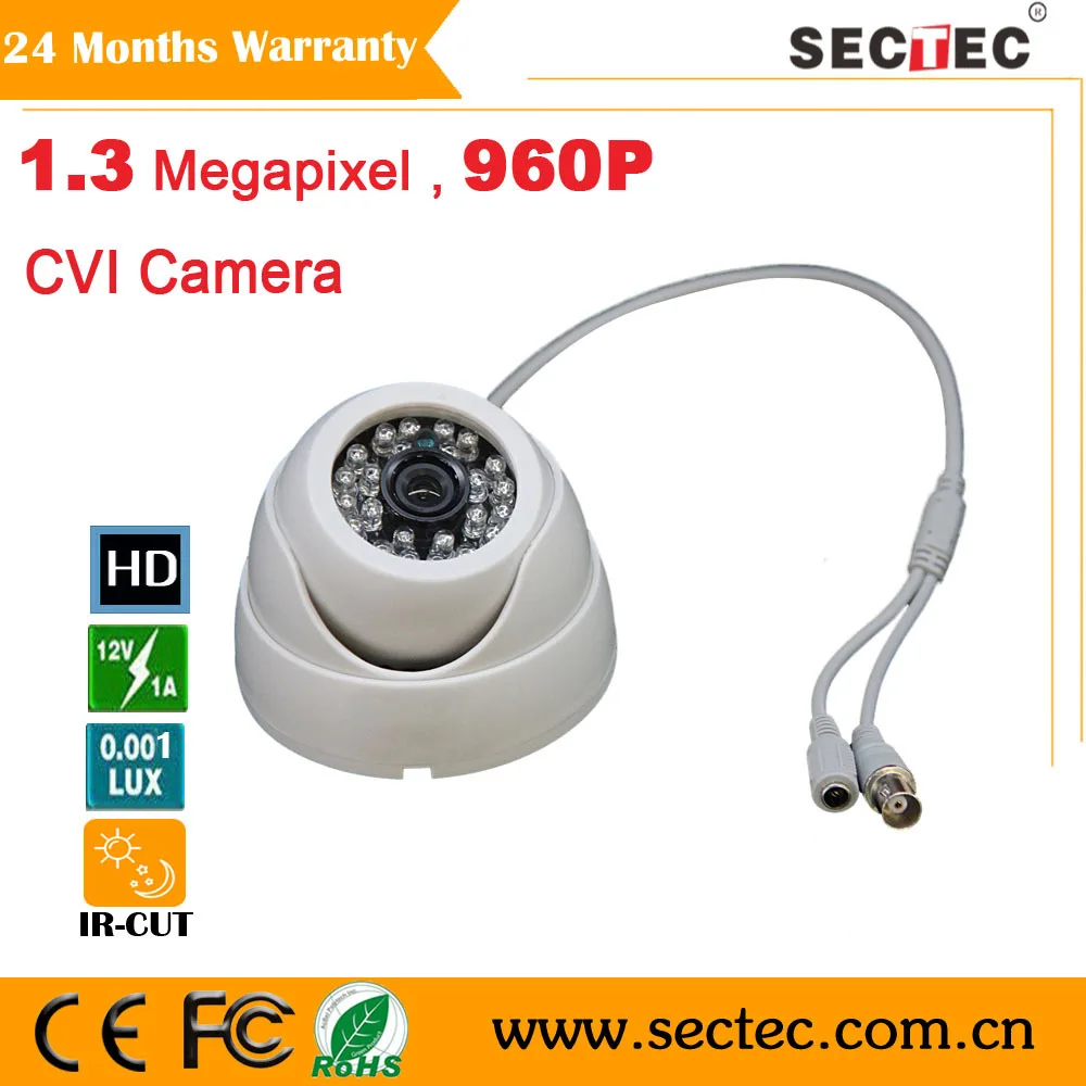 

960P Plastic IR Dome Camera indoor use CVI Camera with 3.6mm HD Board Lens cctv camera china whole sale and retail