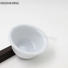 Белая пластиковая мыльница для бритья, пенка для удаления волос