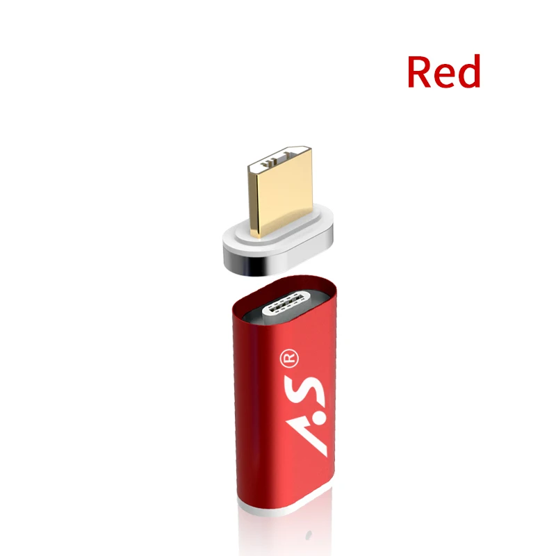 Магнитный микро USB адаптер для мобильного телефона для Android микро устройств Зарядное устройство и данных Магнитный адаптер для samsung/Xiaomi/huawe - Цвет: Red Kit