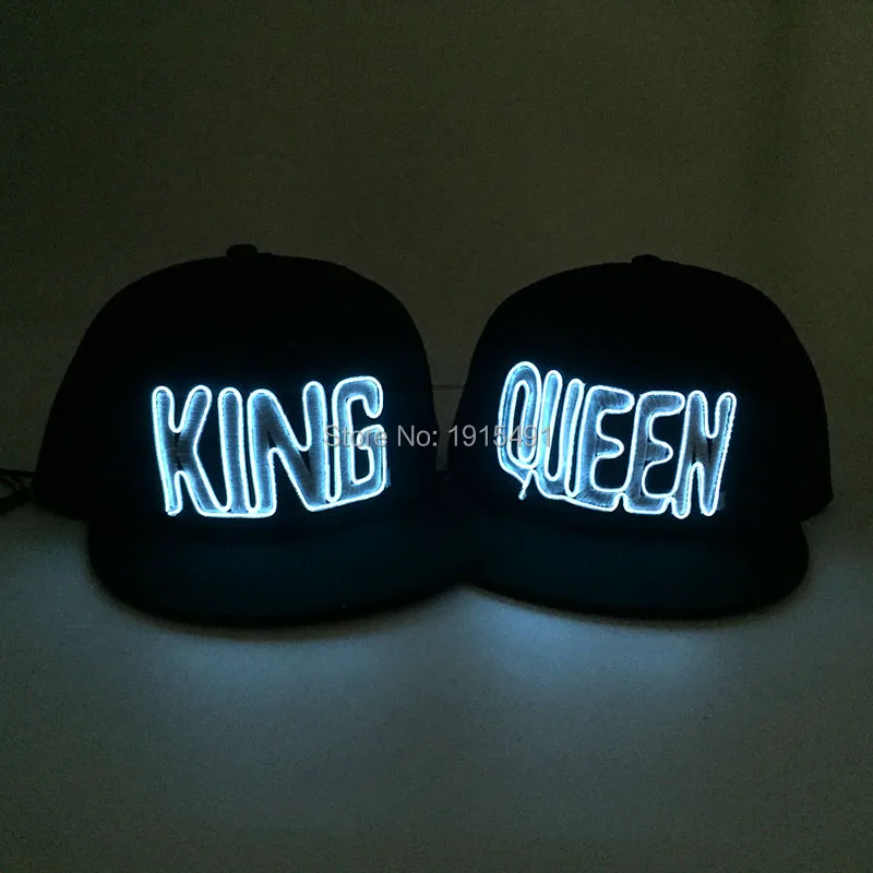 Бренд новейший EL Wire хип хоп любителей Snapback шляпа светодиодные лампы освещение