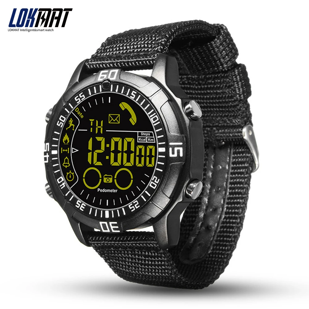 

LOKMAT Smart Watch Bluetooth Sport Waterproof Smartwatches Men Digital Pedometer Call Reminder For IPhone Android Phone