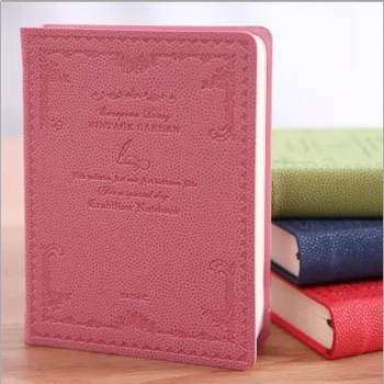 

Hot A4 A6 leather Diary Cute school notebook paper 128 sheets personal Diary Notepad note book Office School Supplies Gift