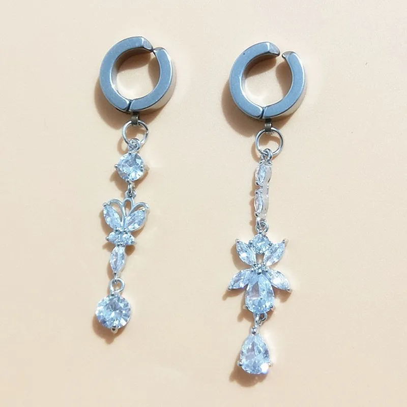 Поддельные кольца для пупка 316l стали ювелирные изделия для тела Пирсинг живота кольца сексуальные хрустальные конский глаз поддельные пупка пирсинг пупка