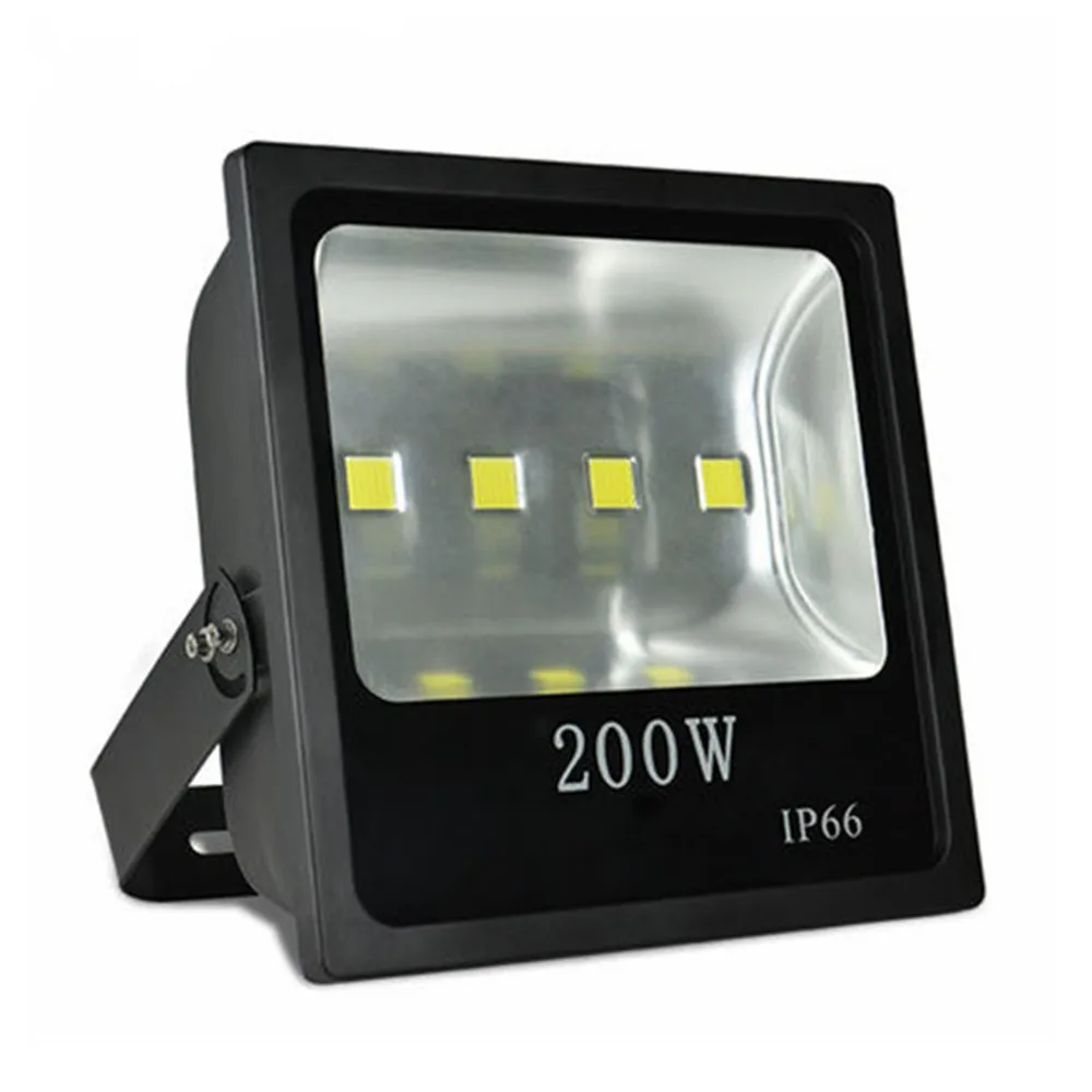 

led floodlight 100W 150W 200W AC90-240V waterproof IP66 spotlight lamp outdoor lighting exterior wall Reflector ultrathin light