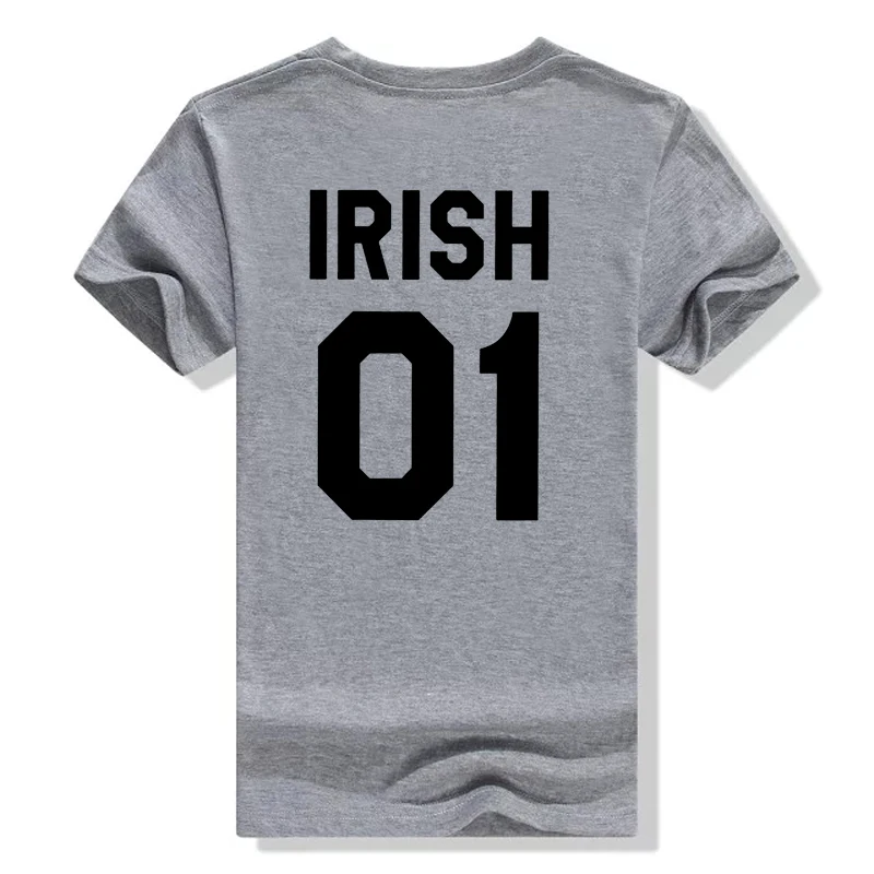 Irish 01 02 St Patrick day T Shirts Couple T Shirts For Lovers Casual Match Couple Clothes Summer Men Women Valentine's Tops Tee