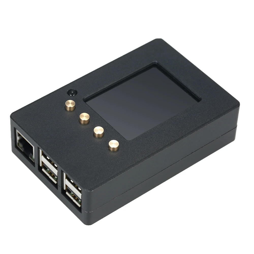 

Aluminum Alloy Enclosure Case DIY Kit with 2.2 Inch High PPI TFT LCD Screen for Raspberry Pi 2 Model B / B+ / Pi 3