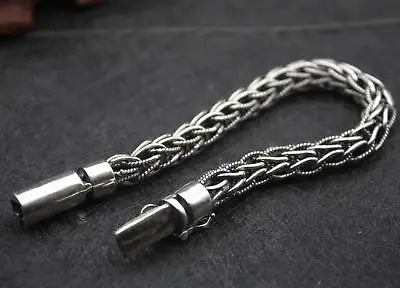 

Solid 925 Sterling Silver Bracelet 9mm Wheat Link Men's Bracelet 8.66