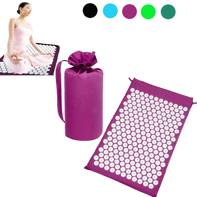 Acupressure Mat Foot Massage Mat Acupressure Spike Cushion Fitness Yoga