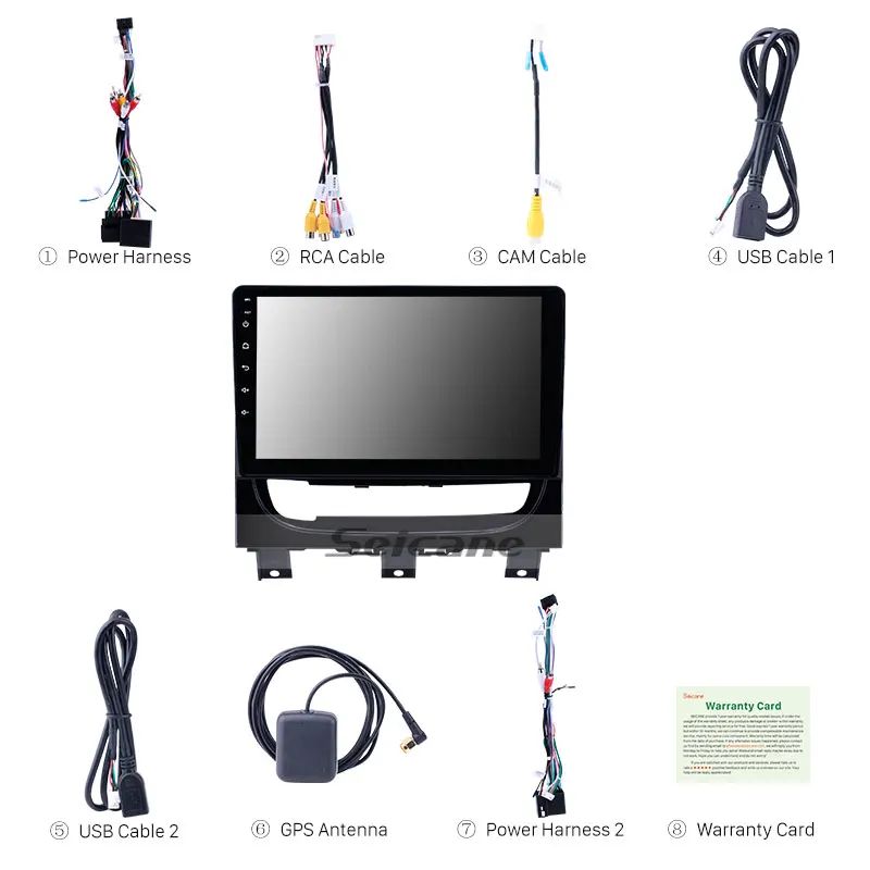 Best Seicane 9 inch Android 8.1 Car GPS Navigation Radio Player for Fiat Strada/cdea 2012-2016 support Carplay SWC 3G Backup camera 3