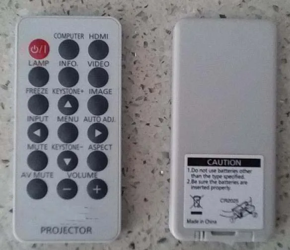 Remote Control For Panasonic Projector Ptuw275/ptux273/tux325/pt