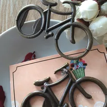 Велосипедная открывалка для вина Подарочная бутылка открывалка винтажная Свадебная сувениры Персонализированные Сувениры для свадьбы