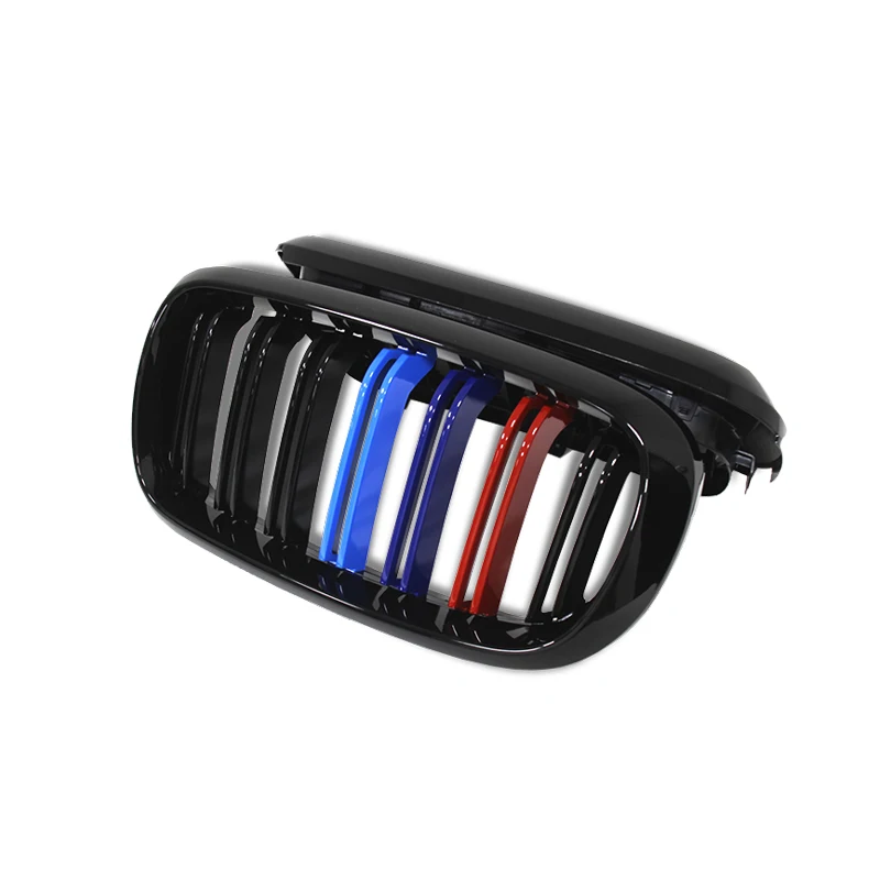 Углеродная решетка для BMW F15 F16 X Series X5 X6 передняя из углеродного волокна двойные