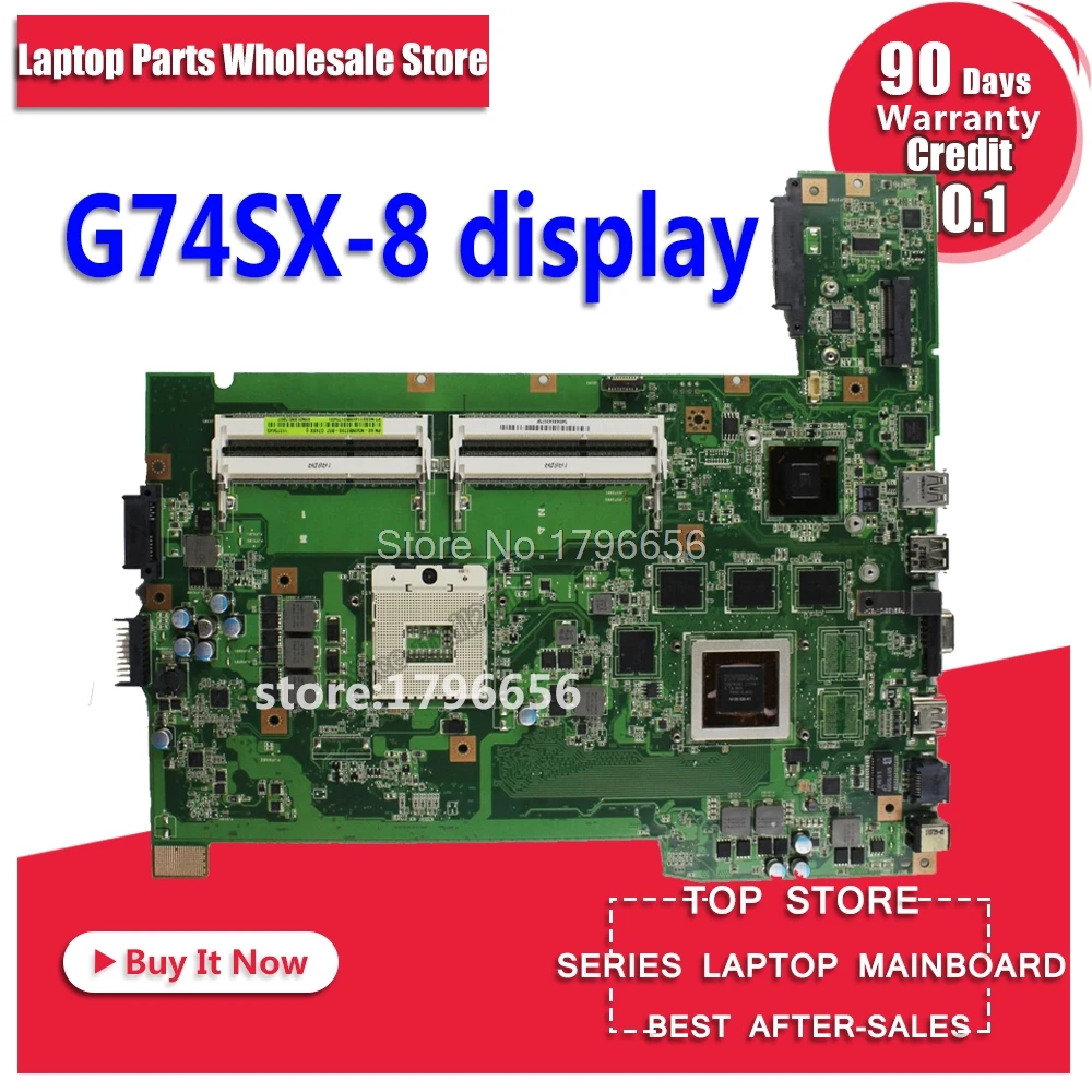 G74SX motherboard for ASUS G74SX GTX560M 2GB support 2D connector 4 memory slots motherboard for laptop цена G74SX motherboard for ASUS G74SX GTX560M 2GB support 2D connector 4 memory slots motherboard for laptop цены онлайн