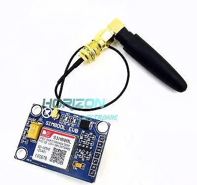 

SIM800L V2.0 5V Wireless GSM GPRS MODULE Quad-Band W/ Antenna Cable Cap