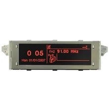 Tela de carro suporte usb e bluetooth monitor vermelho, 12 pinos apropriados 307 207 408 c4 c5 tela vermelha 12 pino de pino