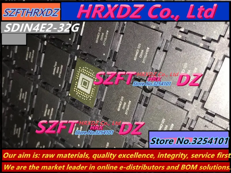 

SZFTHRXDZ 100% New original SDIN4E2-32G BGA SDIN4E2 32G