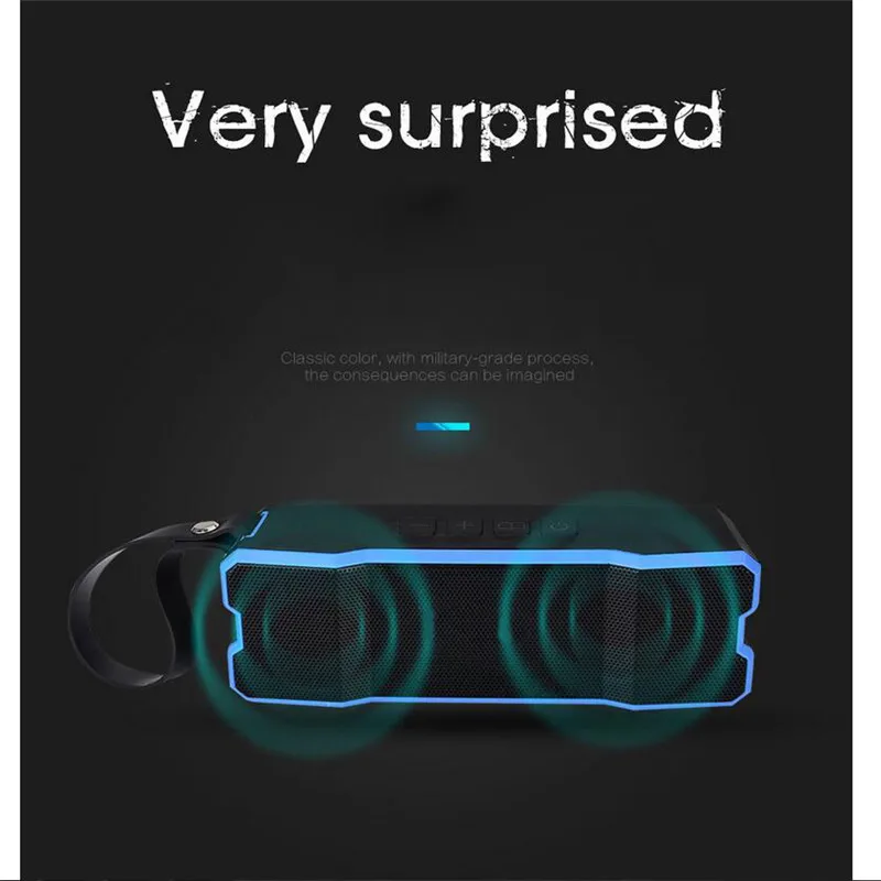 5 Portable Wireless Stereo Bluetooth Speaker Mic TF Card Handsfree Outdoor Sport Bicycle Wireless Bluetooth Speaker for Xiaomi&ios