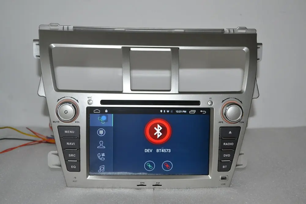 Cheap Android 7.1 for Toyota vios 2din car dvd player,gps navigation,bluetooth,radio,rds,steering wheel,free 8g map,mic,touch screen 4