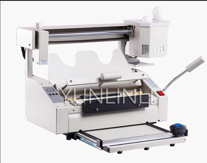 حار تذوب الغراء آلة تجليد كتيب صانع سطح المكتب الغراء كتاب آلة تجليد الغراء الكتاب الموثق آلة