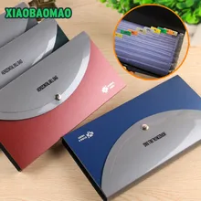 4 Color Business Expending wallet Daily certificates document storage folder Travel Flights admission package file A6