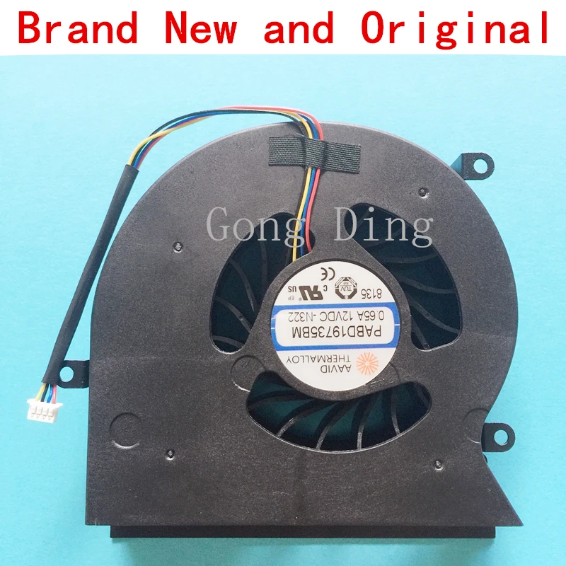

New laptop CPU GPU cooling fan Cooler Notebook PC for MSIGT62 MSIGT62VR Laptops Fans 4-PinS 4-Wire 4Pin