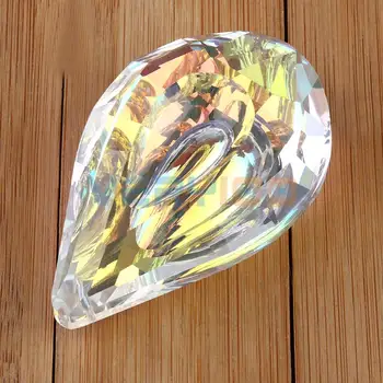 

10pcs Colorful Chandelier Glass Crystals Lamp Prisms Parts Hanging Drops Pendants 76mm Free Shipping!