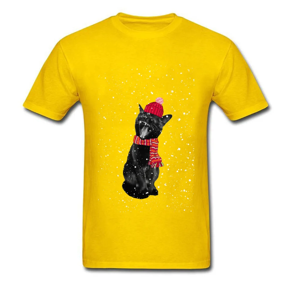 Christmas Mood 2018 New Short Sleeve Funny Top T-shirts 100% Cotton O-Neck Boy Tops Shirt 3D Printed Tops Shirts April FOOL DAY Christmas Mood yellow