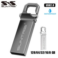 Suntrsi USB флэш-накопитель 64 ГБ металлическая Флэшка высокоскоростная USB флешка 32 ГБ флеш-накопитель реальная емкость 16 Гб USB Flash Бесплатная доставка