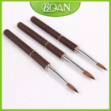 Retail 1 Pc 8# Kolinsky Acrylic brush Sable Painting Nail Art Brush Free shipping
