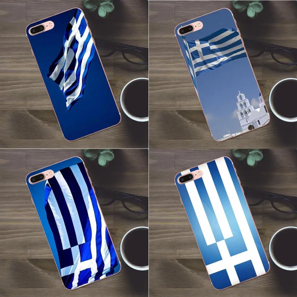Постер с греческим флагом Gr для Huawei G8 Honor 5C 5X 6 6X 7 8 9 Y5II Mate P7 P8 P9 P10 P20 Lite Plus 2017 мягкая