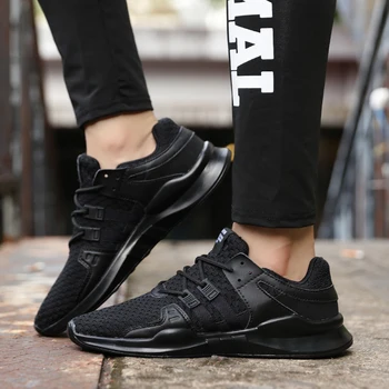 

New Breathable Men Sport Shoes Woven Shoes Men Sneakers Outdoor Mesh Trainers For Men Flats Running Men Shoes Masculino Adulto