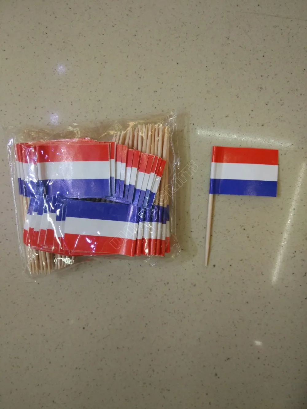 Голландские флаги для зубочисток нидерландские пищевые палочки 500 шт.
